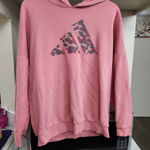adidas Tops - Adidas Women's Graphic Pink Hoodie